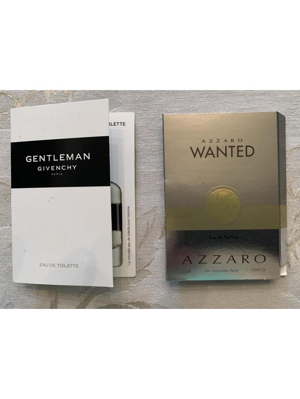 2 Pack Men’s Tester Cologne Gentleman Givenchy & Azzaro Wanted